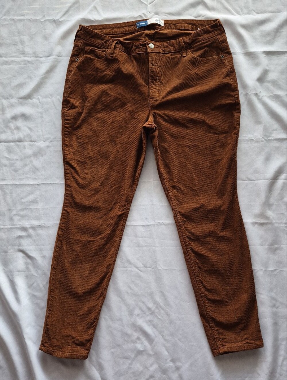 Old Navy Women's Skinny Corduroy Pants - Rust Brown
